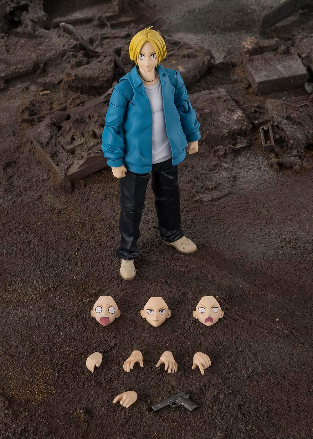 TAMASHII NATIONS S.H. Figuarts Sakamoto DAYS Shin Asakura, Approx. 5.7 inches (145 mm), PVC & ABS, Pre-painted Action Figure