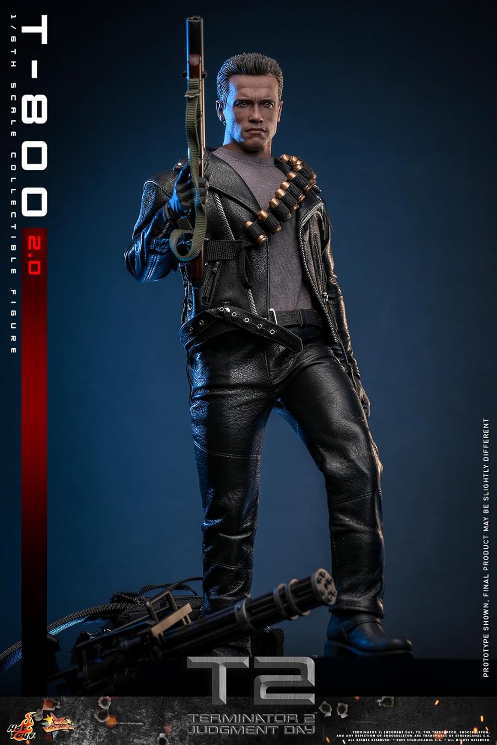 Movie Masterpiece Terminator 2 T-800 (2.0 Version) 1/6 Scale Figure