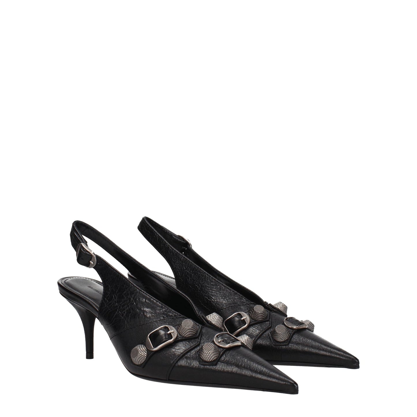 Balenciaga Sandals Cagole Woman Leather Black - Image 4