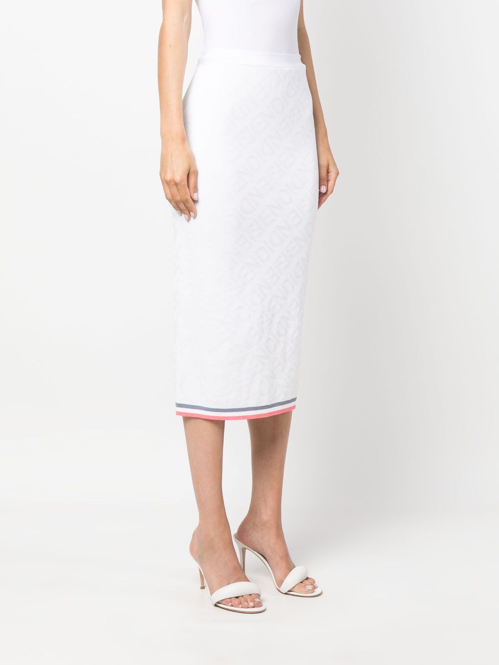 Fendi フェンディFFミディスカート - Image 4