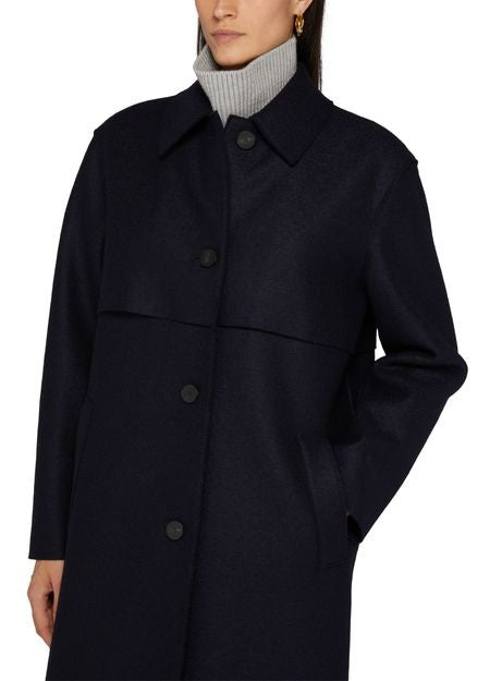 HARRIS WHARF LONDON プレスウールとフリース製 シールドコート - Image 4