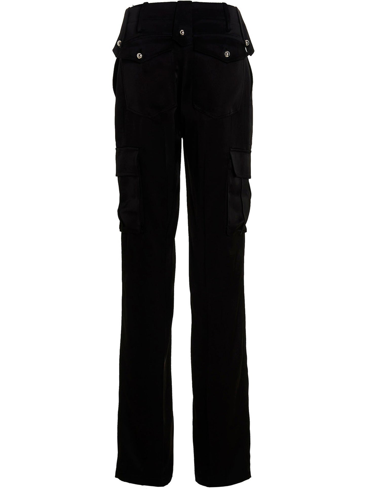 David Koma Satin Cargo Pants - Image 4