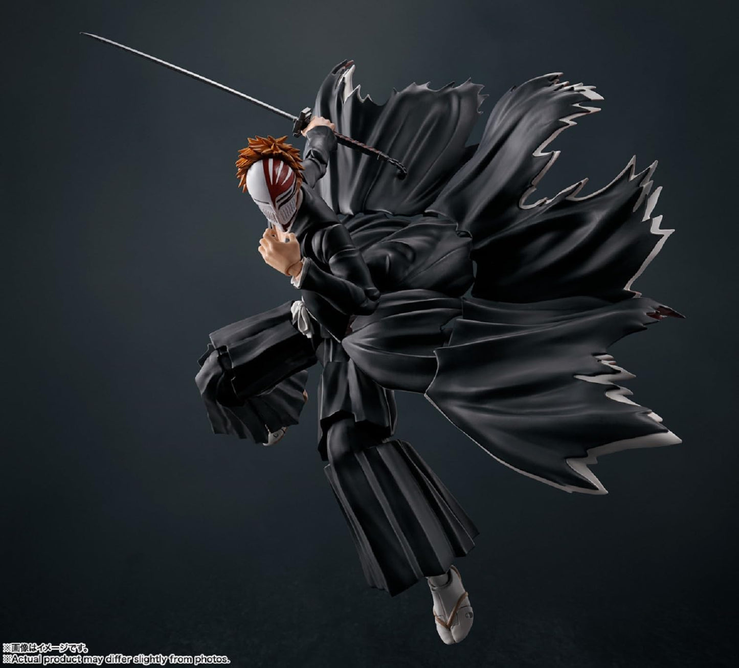 TAMASHII NATIONS S.H. Figuarts BLEACH Kurosaki Ichigo Tsuki Fang Tsuki Tsuki Tenju Approx. 6.1 inches (155 mm), PVC & ABS Pre-painted Action Figure