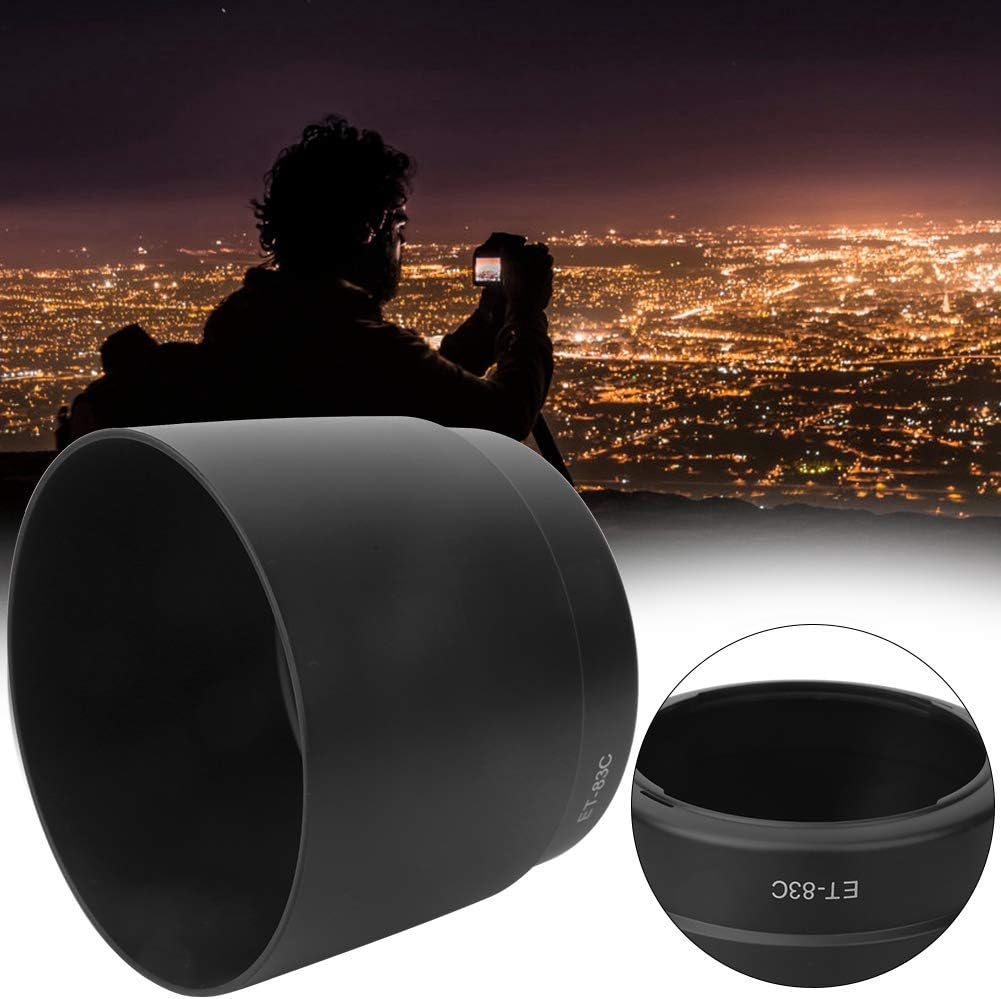 Vbestlife ET-83C for Canon EF 100-400mm f/4.5-5.6L Lens Black Plastic Mount Lens Hood Heavy Duty Durable Abrasion Resistant