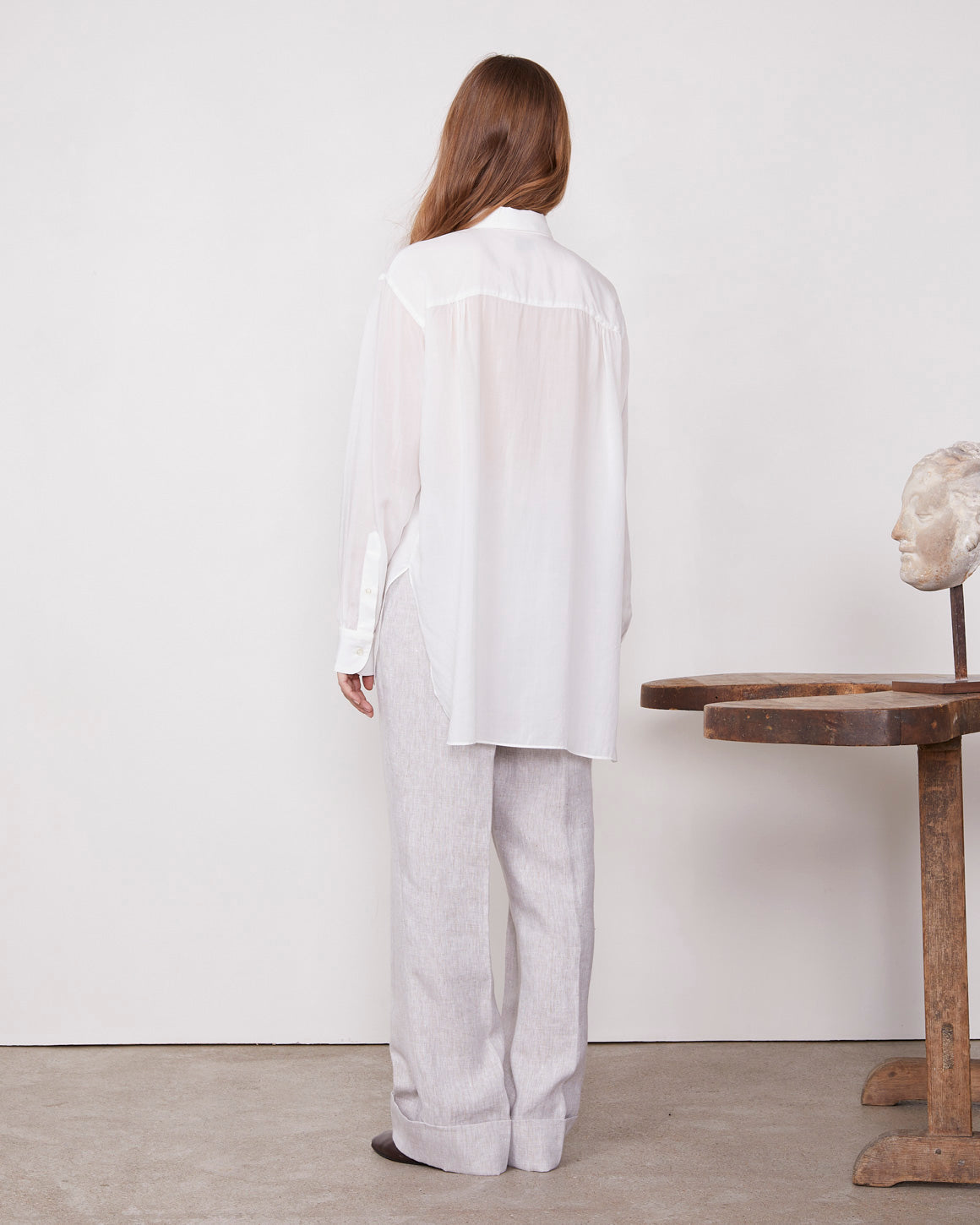 Off Officine Generaleシャツは白 - Image 4