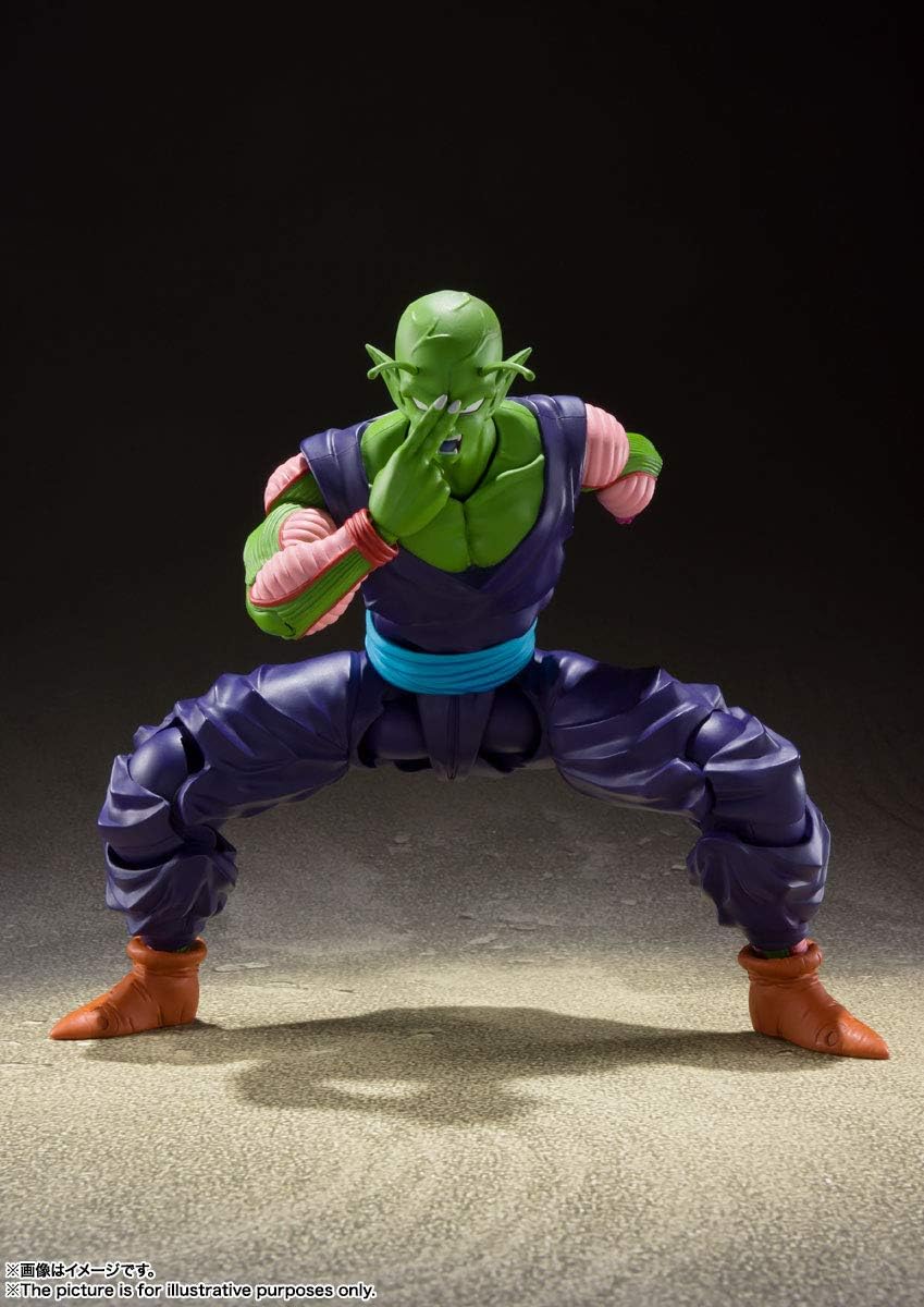 S.H. Figuarts Dragon Ball Piccolo - Proud Namec Alien - (Resale Version), Approx. 6.3 inches (160 mm), PVC & ABS Pre-painted Action Figure