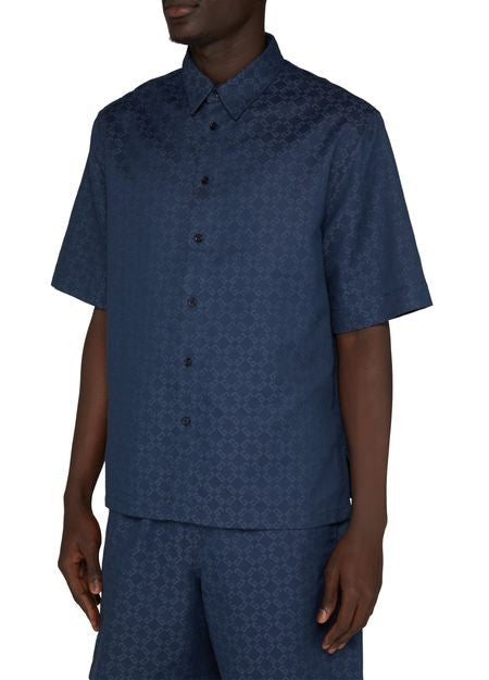 GIVENCHY シャイニー モノグラム72 デニム シャツ - Image 4