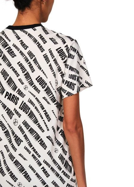 LOUIS VUITTON フラワーベース&シグネチャーオブリークモチーフTシャツ - Image 4