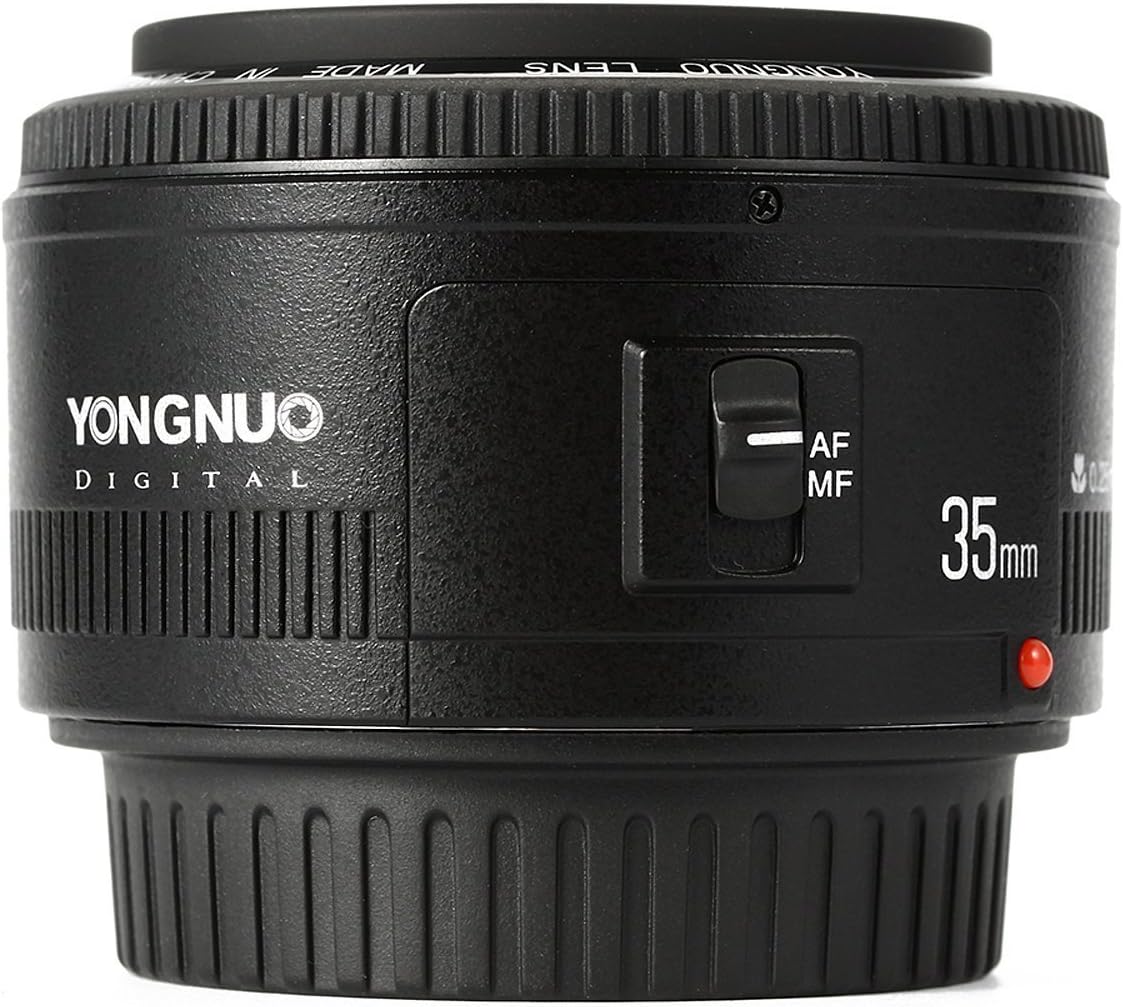 YONGNUO Canon YN35mm F2 Monofocal Lens Canon EF Mount Full Size Wide Angle Standard Lens RP/R5/R/1500D/80D/5DIV/5Dsr/7DII/5DII/5DII/6D/650D/1200D/600D/60D/1100D/400D/500D/450D/450D/450D 0D/350