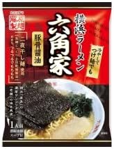 Fujiwara Seimen Yokohama Ramen Rokukakuya Tonkotsu Shoyu 122g x 10 Packs, Rokukakuya, Famous Shop, Local Specialty, Rich, Creamy, Instant Noodles, GOS Original