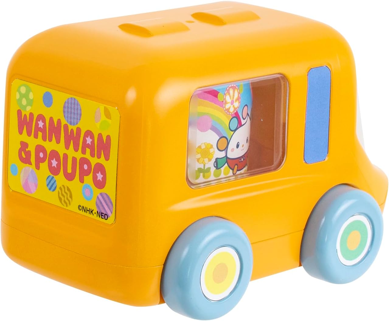 Maruka Peekaboo! Let's Go on Wan Wan's Bus! Toy Car for Ages 1.5 and Up 196912