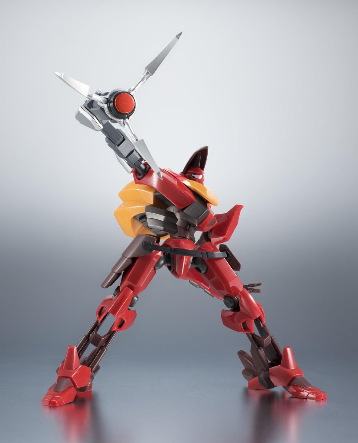 Robot Spirit Side KMF Code Geass Guren Nishiki with Arm Equipment, Articulated Action Figure, Approx. Size of 4.9 inches (125 mm), ABS/PVC Painted