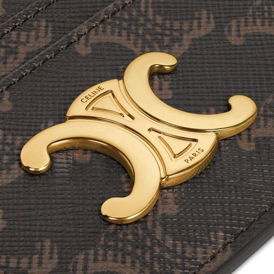 CELINE Triomphe card holder in Triomphe canvas - Image 4