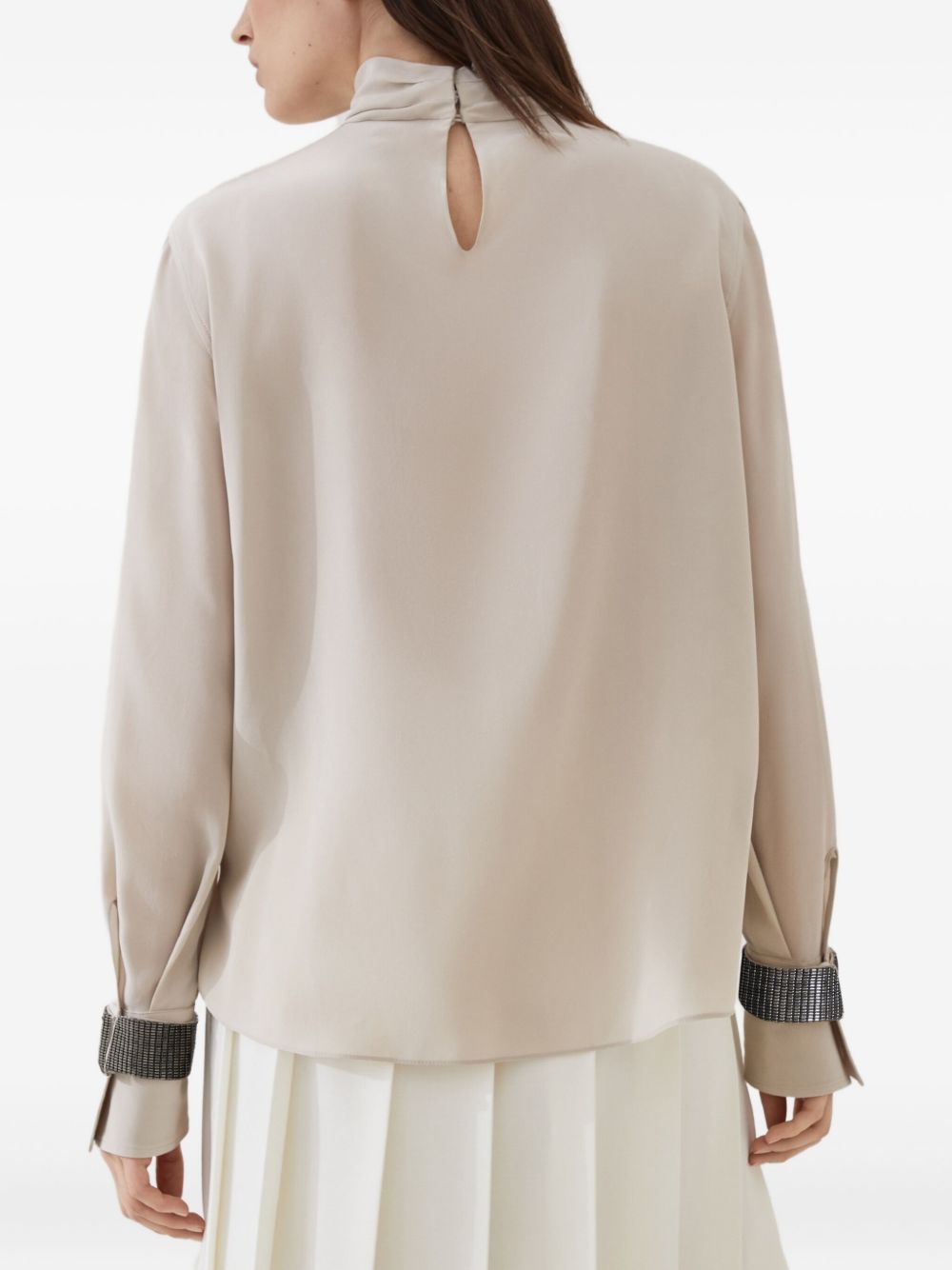 Brunello Cucinelli Silk Top - Image 4