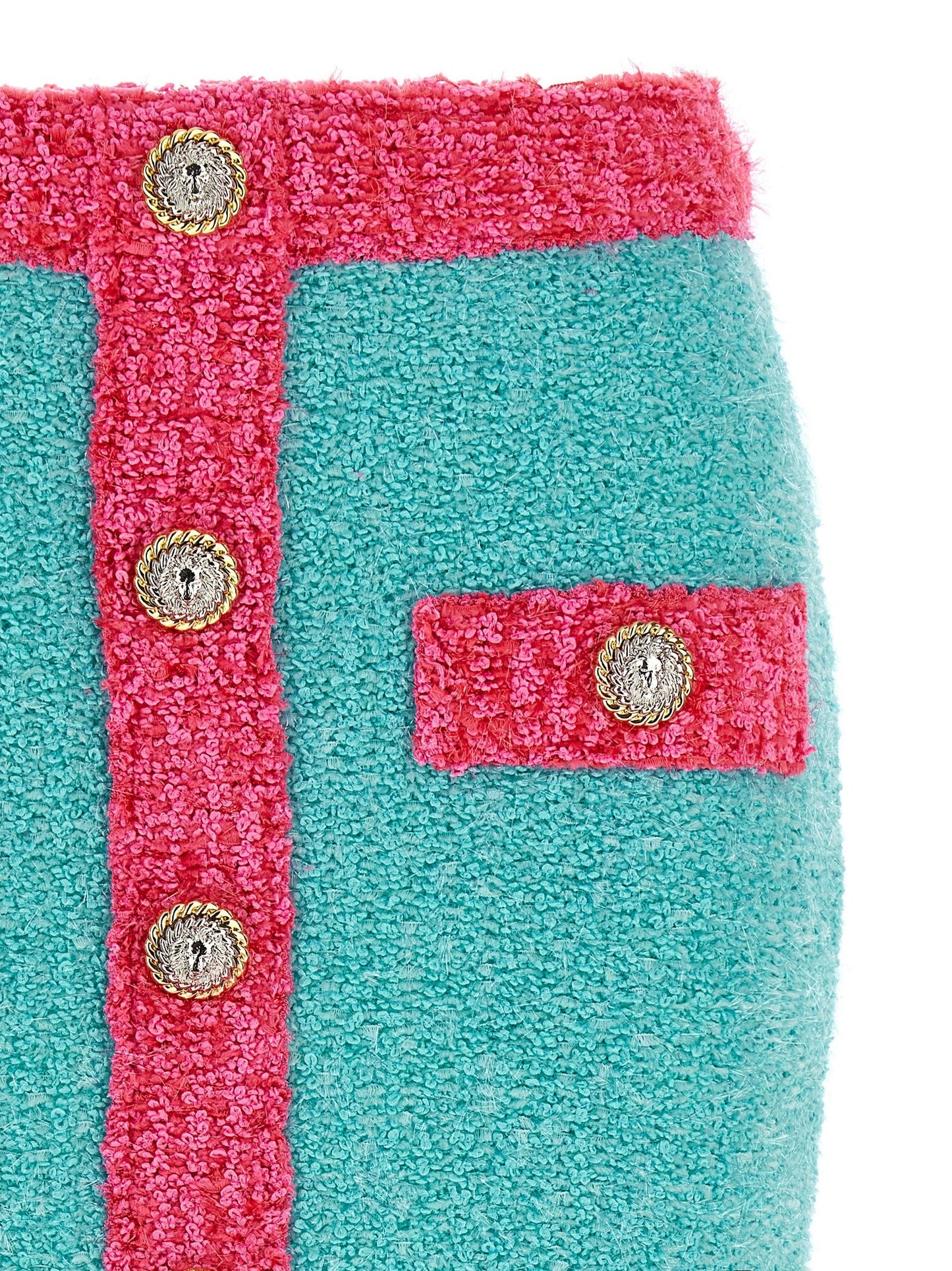 Balmain 'Leone'ボタンツーーンスカート - Image 4