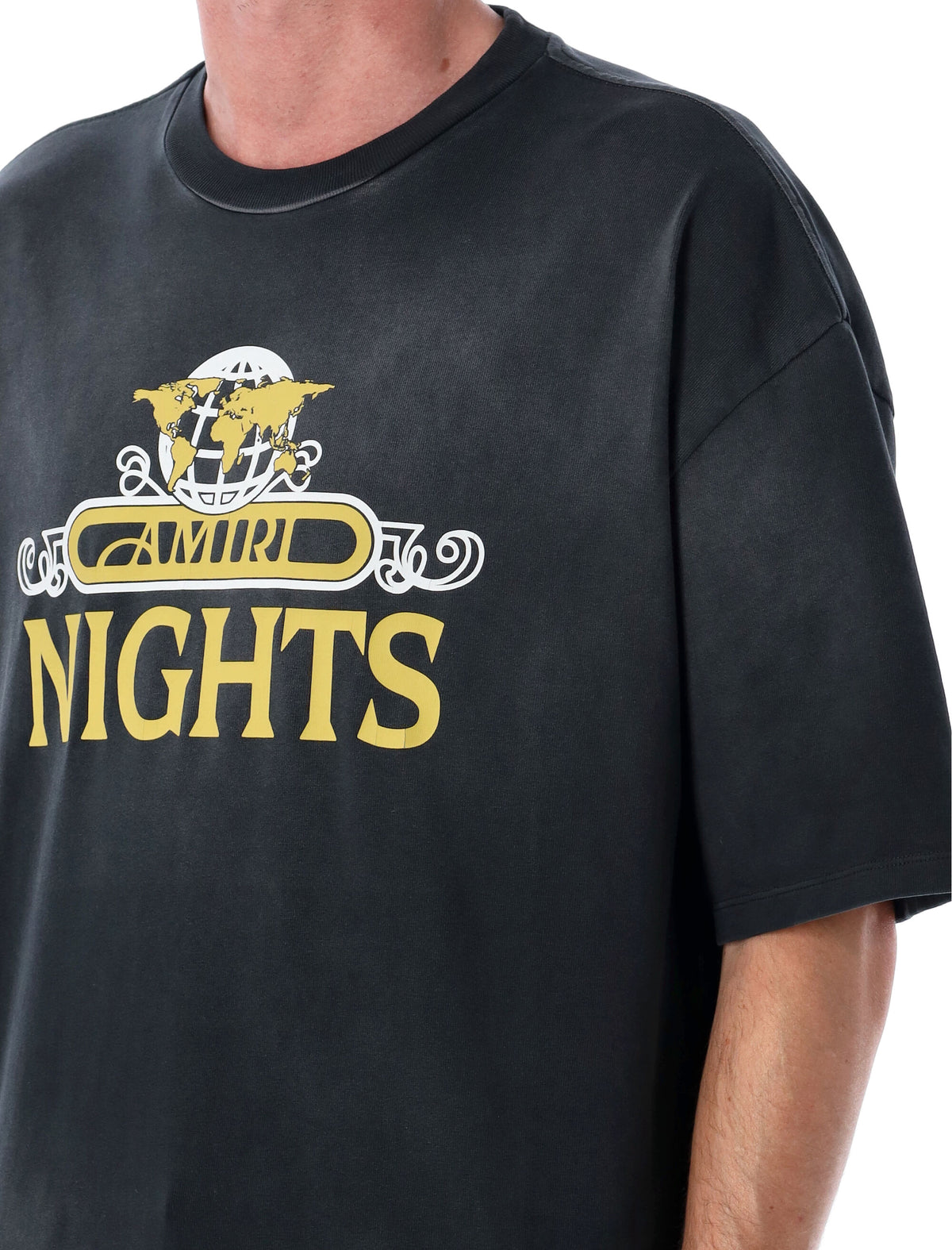 Amiri アミリTシャツとポロスブラック - Image 4