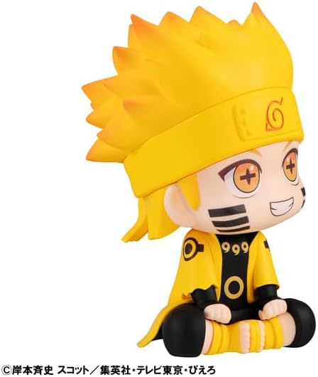 Rukappu Naruto Shippuden Uzumaki Naruto (Rixdo Sennin Mode), Approx. 4.3 inches (110 mm), PVC Pre-painted Action Figure