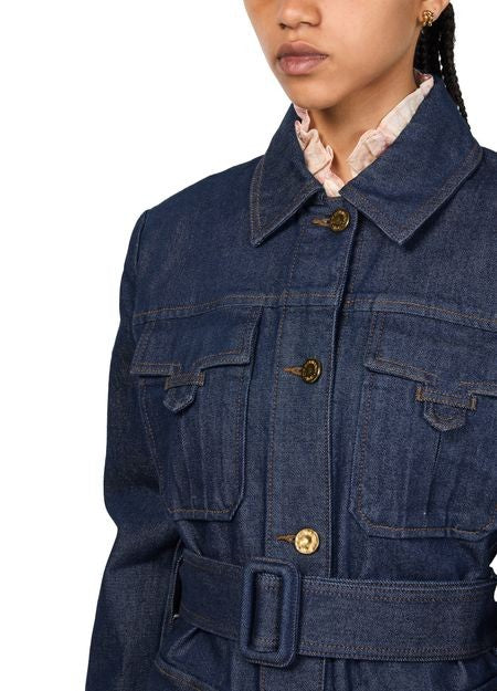 ZIMMERMANN Illuminate denim safari jacket - Image 4