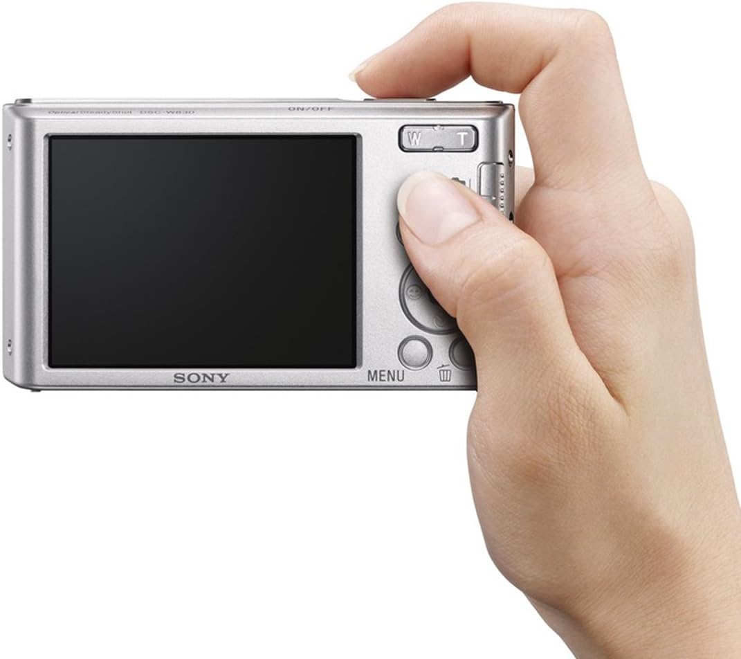 Sony DSC-W830 Compact Digital Camera Cyber-shot DSC-W830 Silver Optical Zoom 8x (25-200mm) Compact Body DSC-W830
