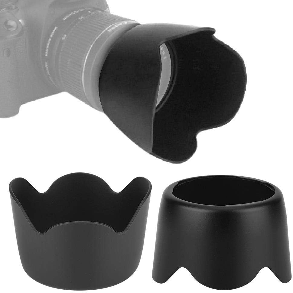 Canon Lens Hood Sun Protection Compatible Lens Hood for Canon 75-300mmf / 4-5.6III USM/EF-S 55-250mm IS Lens (ET-60II)