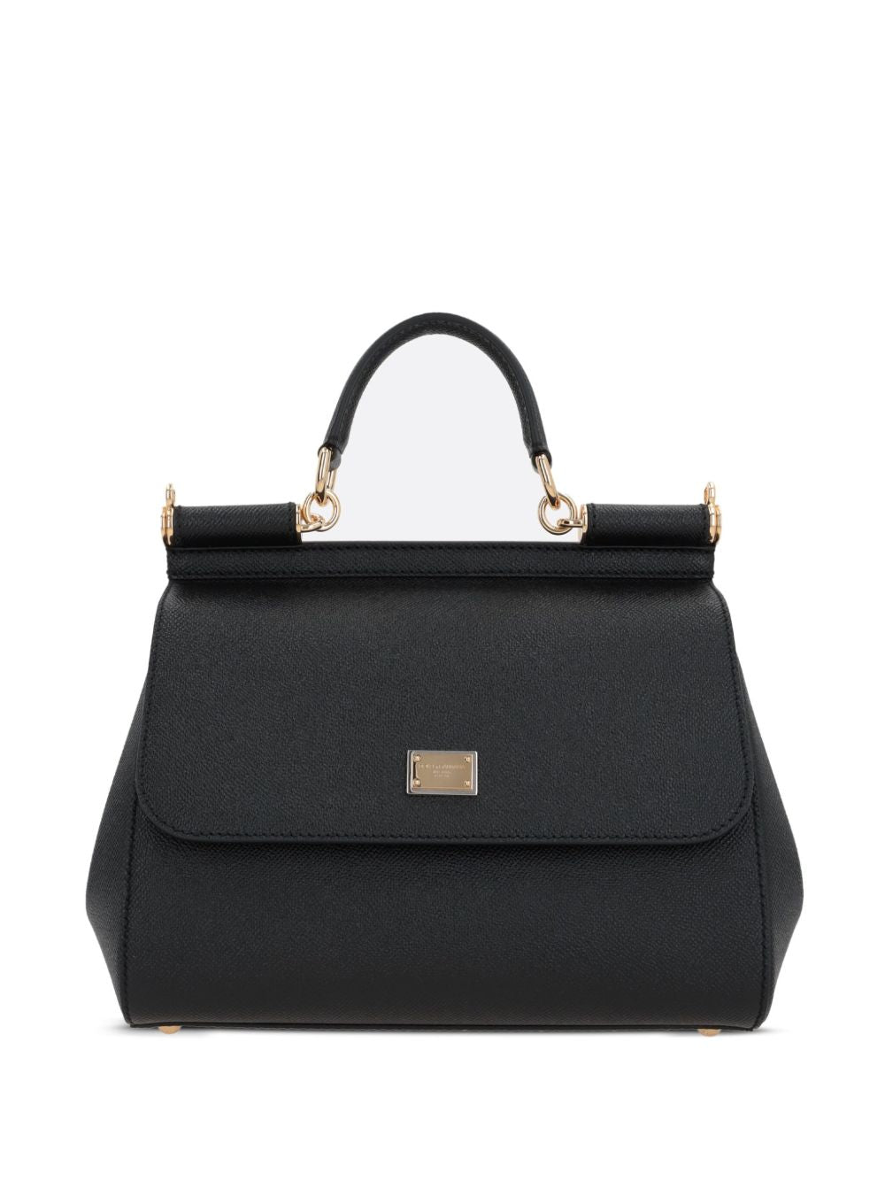 Dolce Gabbana ドルチェ&ガッバーナシチリア大きな革のハンドバッグ - Image 4