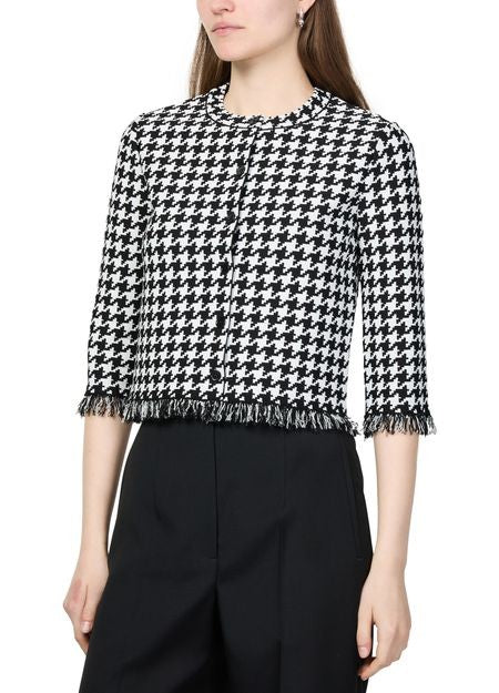MCQUEEN Houndstooth pattern cardigan - Image 4