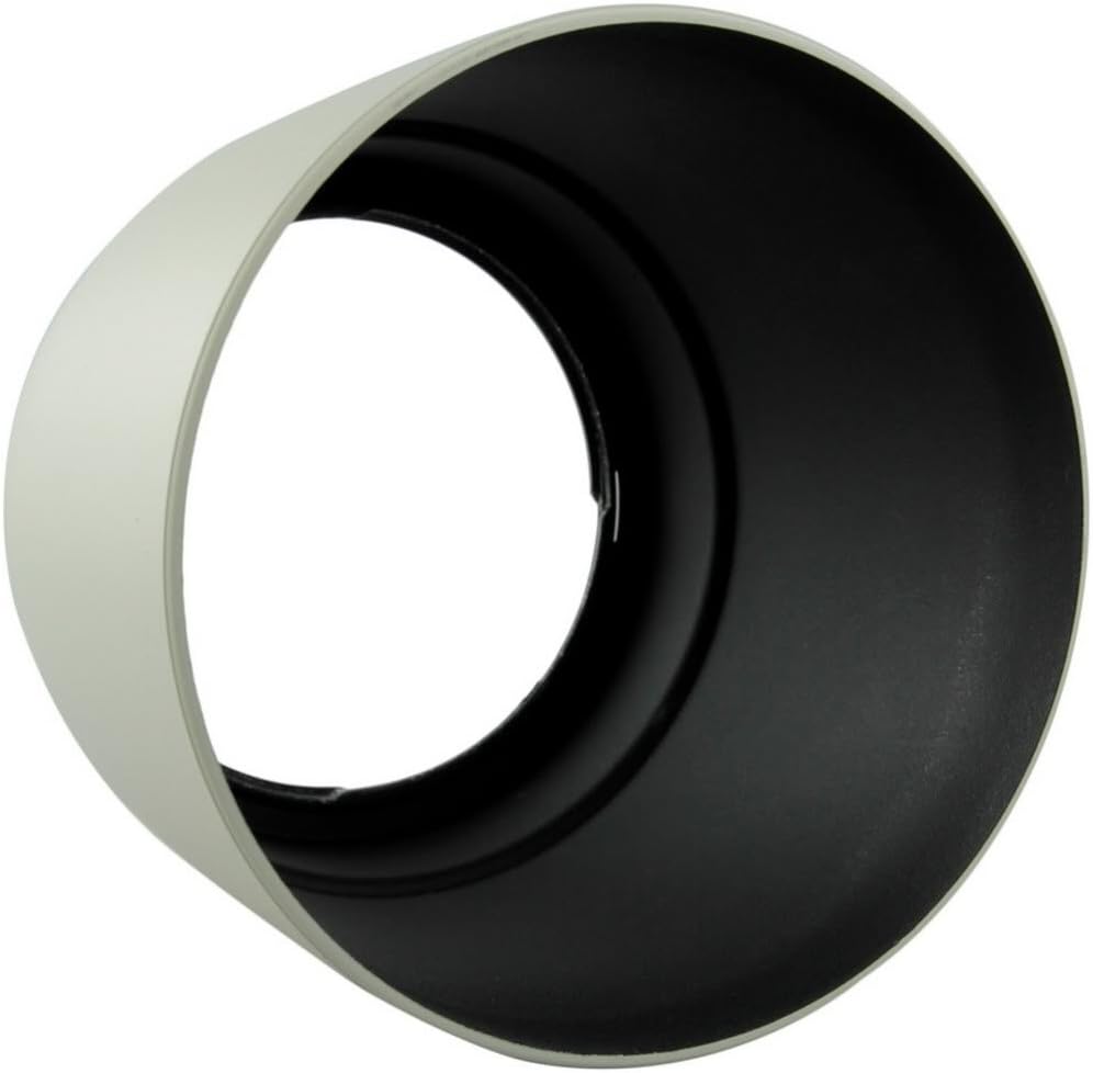 JJC White Lens Hood for Canon ET-83C Compatible EF 100-400mm F4.5-5.6L IS USM Lens Reversible