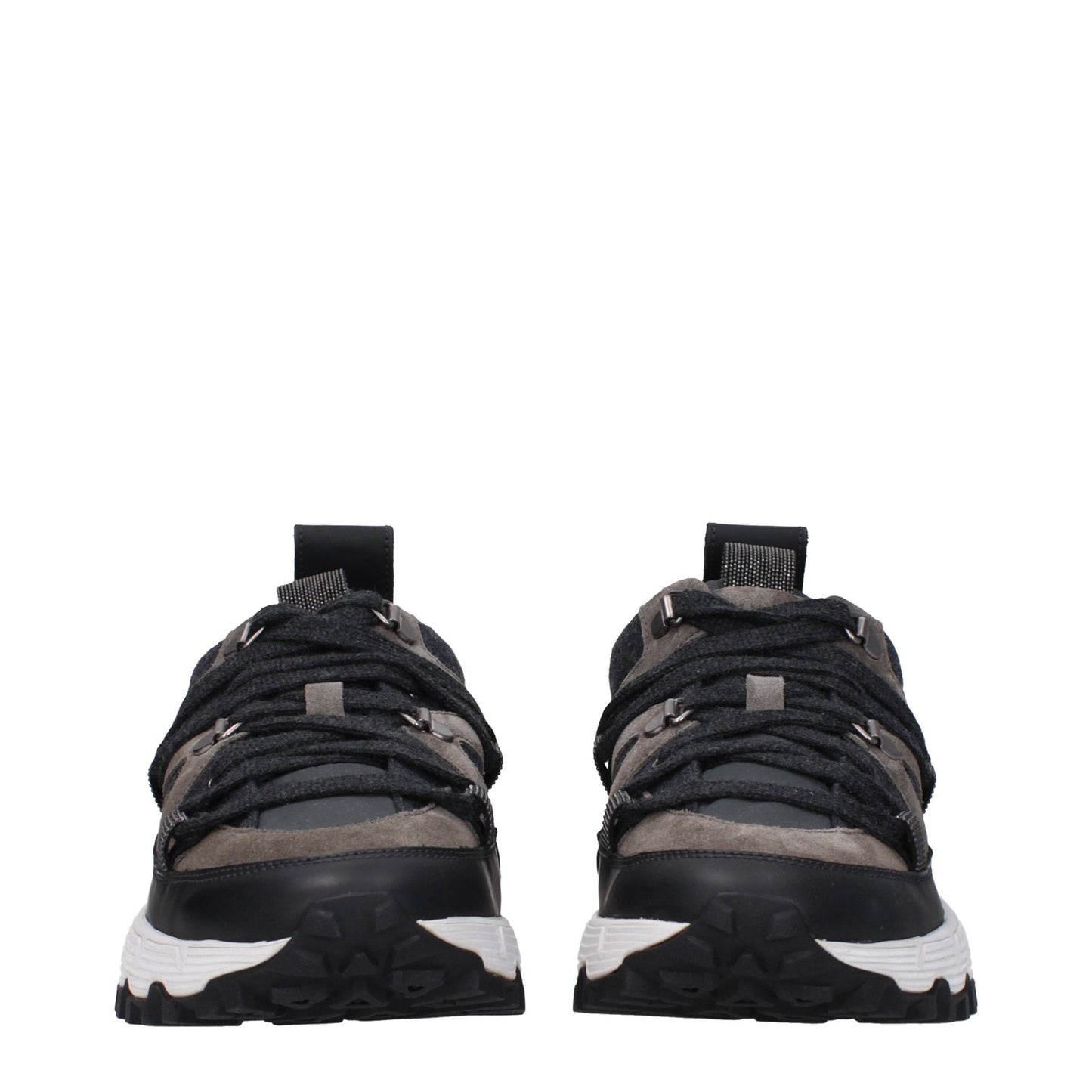 Brunello CucinelliスニーカーVibram Woman Fabric Grey - Image 4