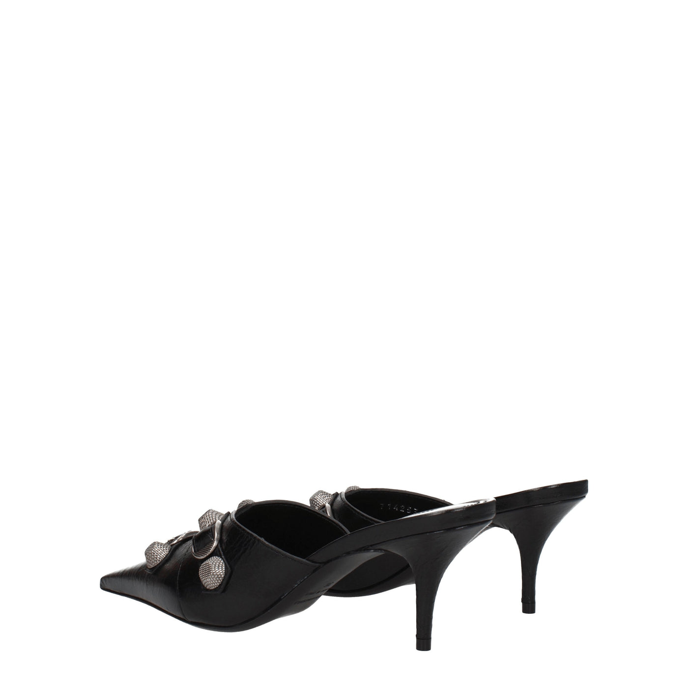 Balenciaga バレンシアガサンダルレザーブラック - Image 4