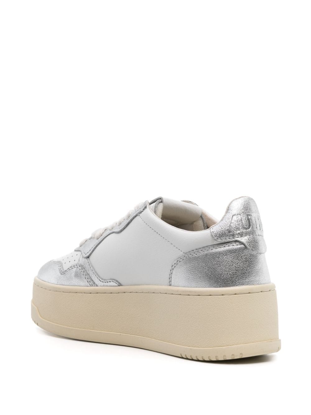 Autry Platform Low Leather Sneakers - Image 4