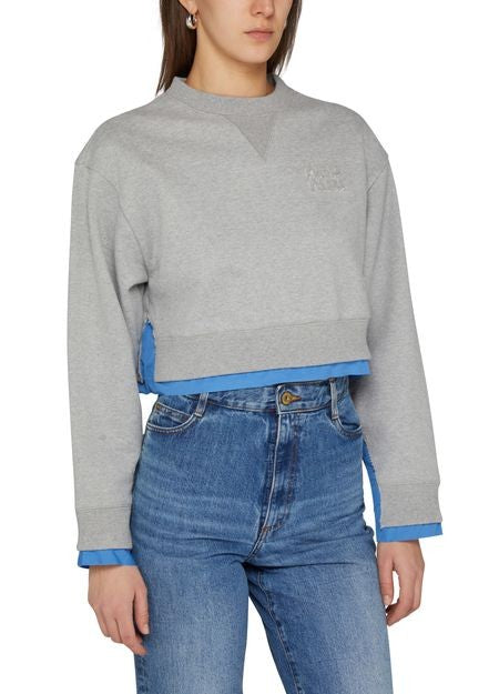 MIU MIU コットンメルトン スウェットシャツ - Image 4