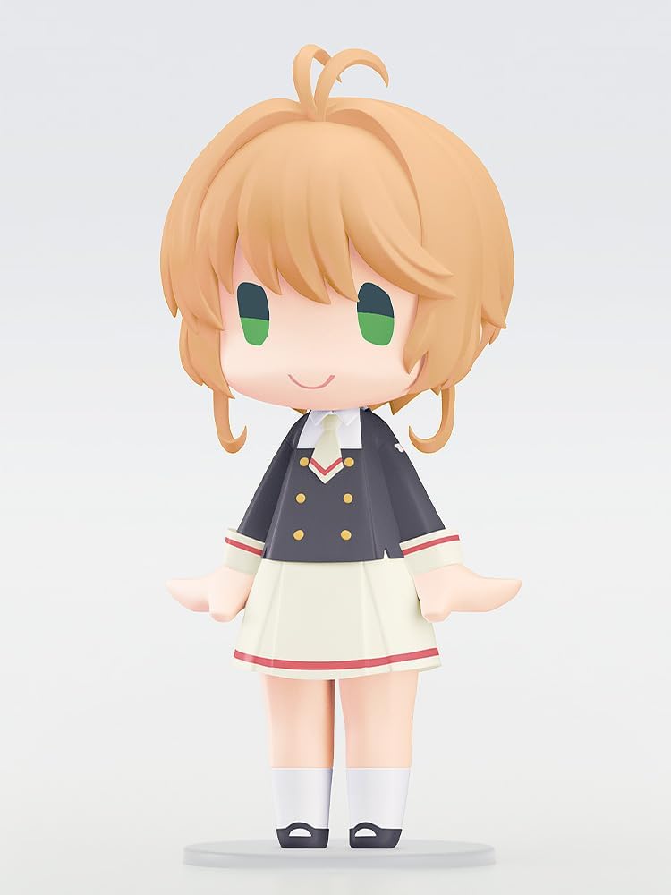 Good Smile Company Hello GOOD SMILE Card Captor Sakura Clear Card Edition Kinomoto Sakura Tomoeda High School Uniform Version, Non-scale, Plastic, Pre-painted Action Figure