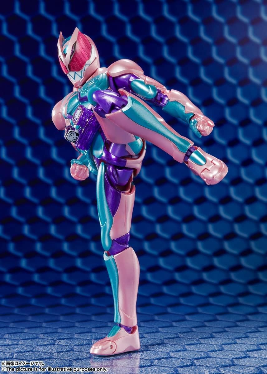S.H. Figuarts BAS62990 Kamen Rider Review Rex Genome (First Edition), Approx. 5.9 inches (150 mm), PVC, ABS, Pre-painted Action Figure