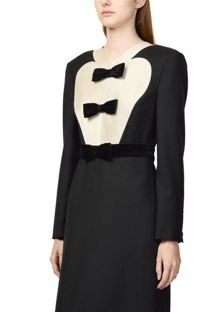 VALENTINO GARAVANI Virgin wool midi dress - Image 4