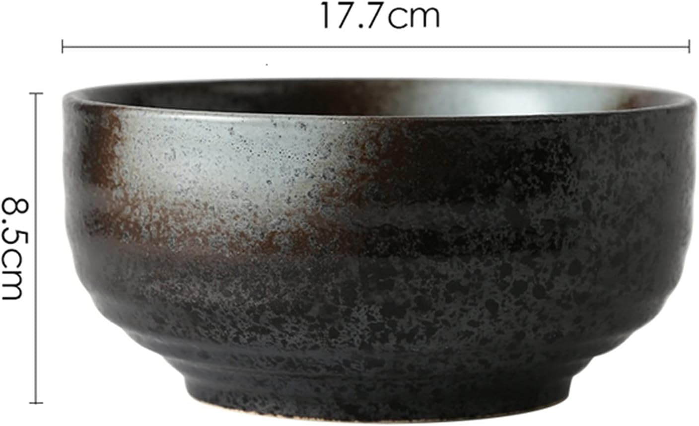 Tableware, Udon, Soba, Ramen Bowl, Large Household Bowl, Noodle Soup Bowl, Instant Noodle Bowl, Restaurant, Ramen, Commercial Use, (Color: Black, Size: One Size)