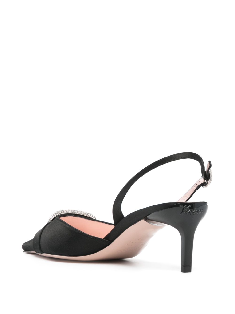 Roger Roger Vivier Dorsay Satin Slingbackポンプ - Image 4