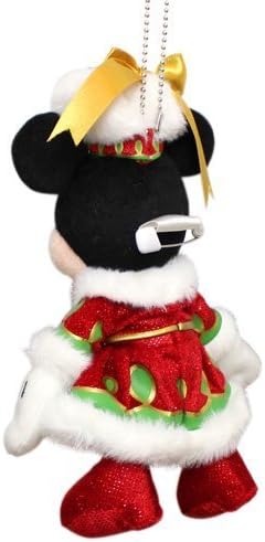 ミニーマウス ぬいぐるみバッジ 2015 ドリームライツ クリスマス限定バージョン【東京ディズニーランド限定】