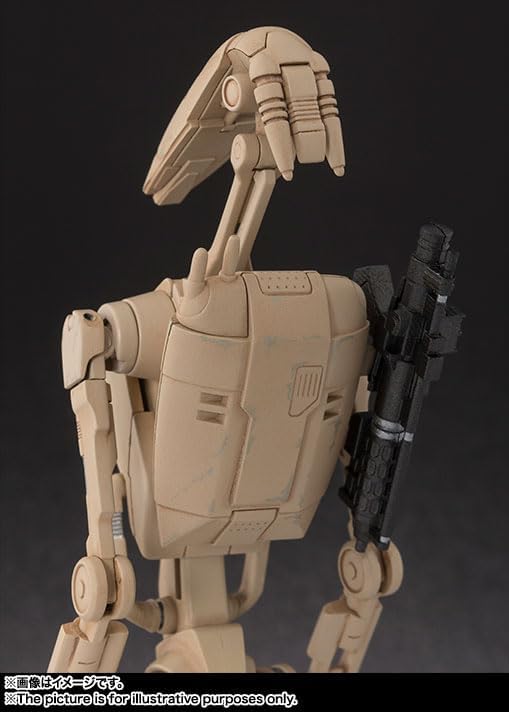 S.H. Figuarts Star Wars Battle Droid (Resale Version), Approx. 6.1 inches (155 mm), ABS & PVC, Pre-painted Action Figure