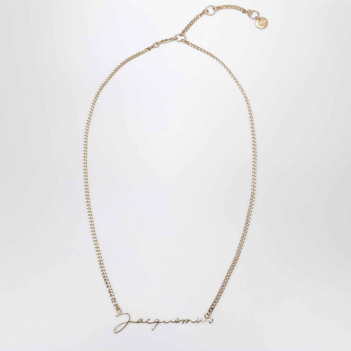 Jacquemus Jacquemus The Gold Necklace With Logo - Image 4