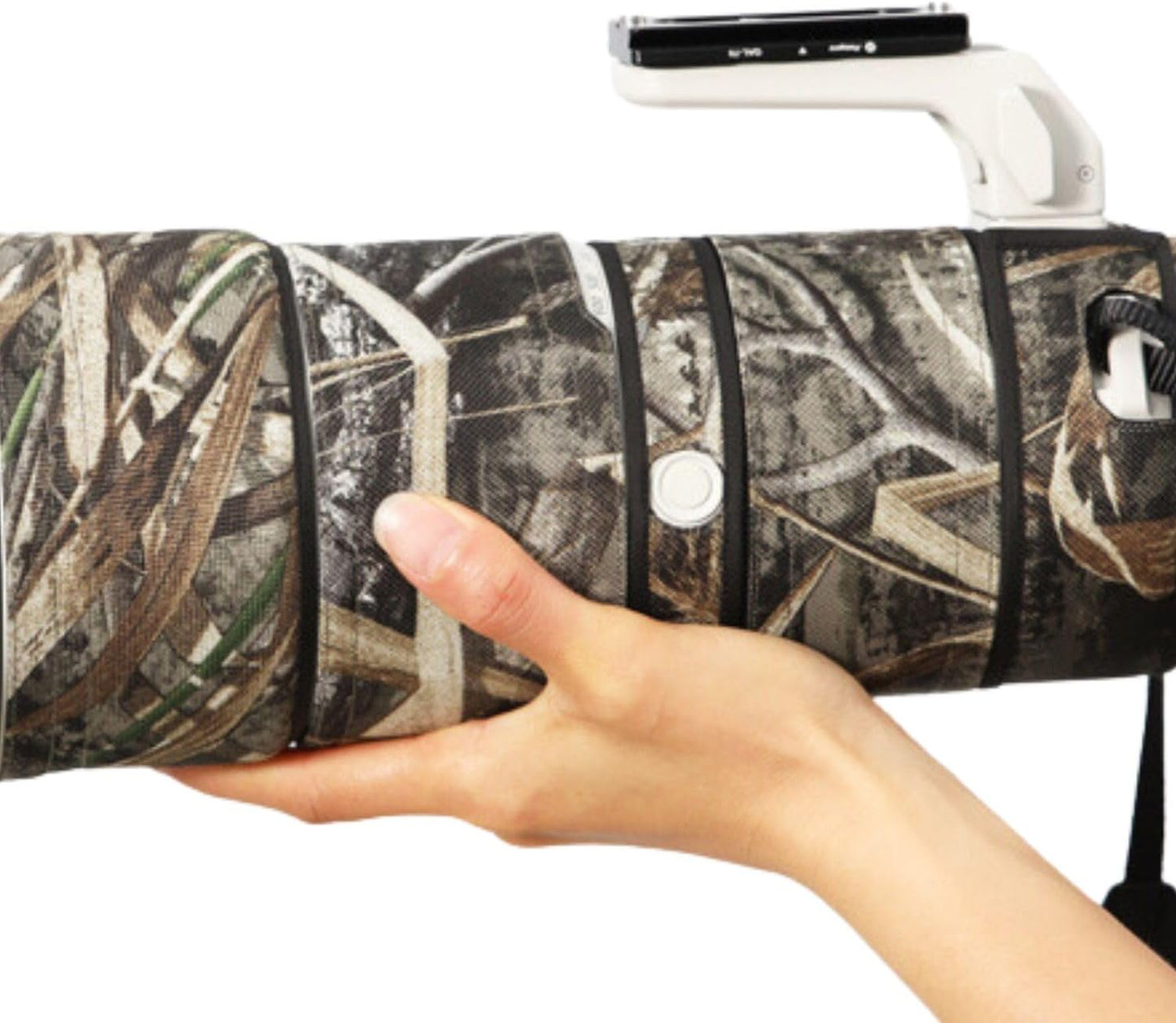 ROLANPRO Lens Cover | Fits Nikon Z 600mm F6.3 VR S | Camouflage Cover for Telephoto Lens | 3 Layer Protection and Waterproof | Color Number: 9# Dead Grass Camo (MY-583)