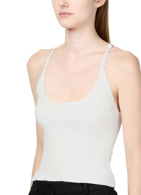 COURREGES Knitted Scuba vest top - Image 4