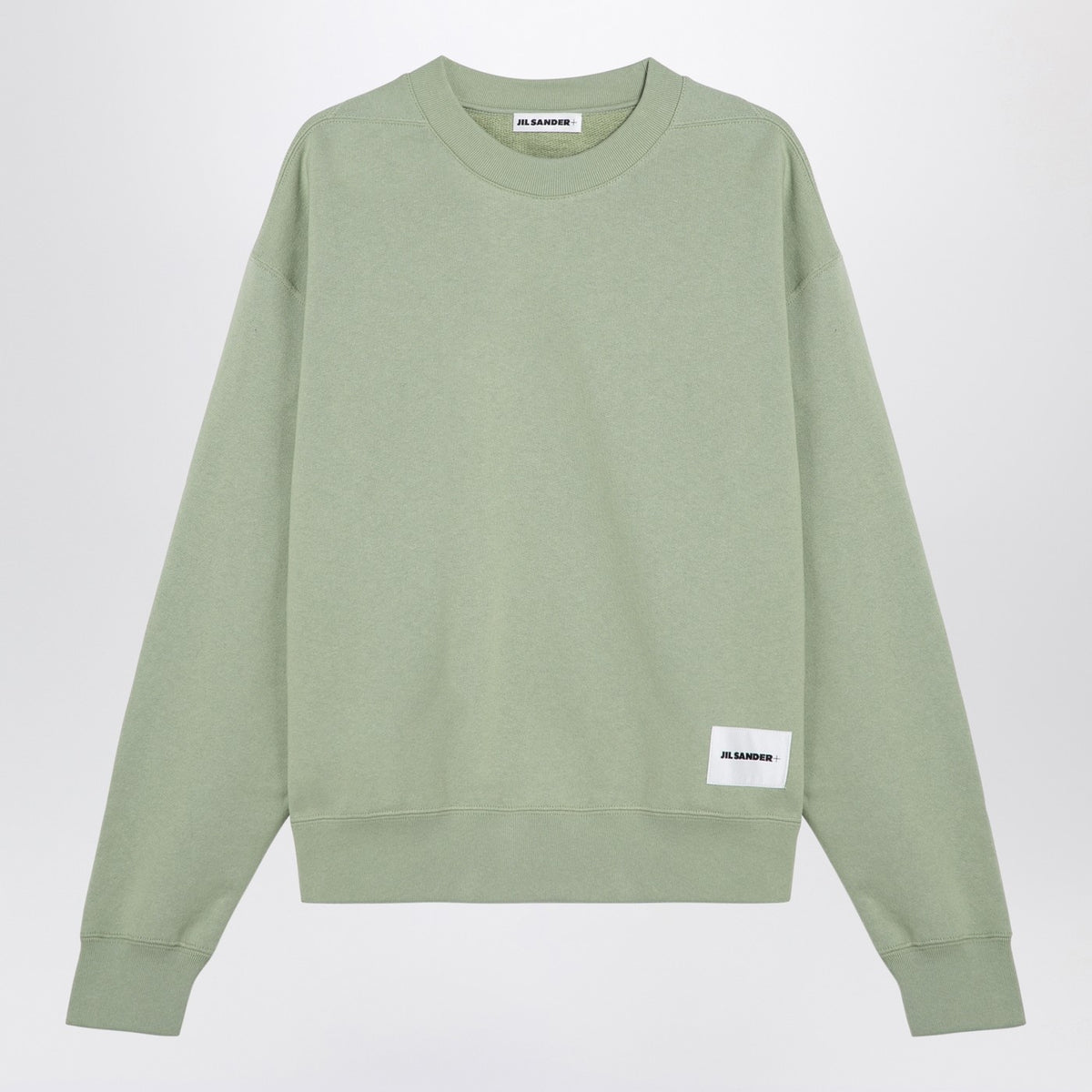 Jil Jil Sander Apple Green Cotton Crewneckスウェットシャツ - Image 4
