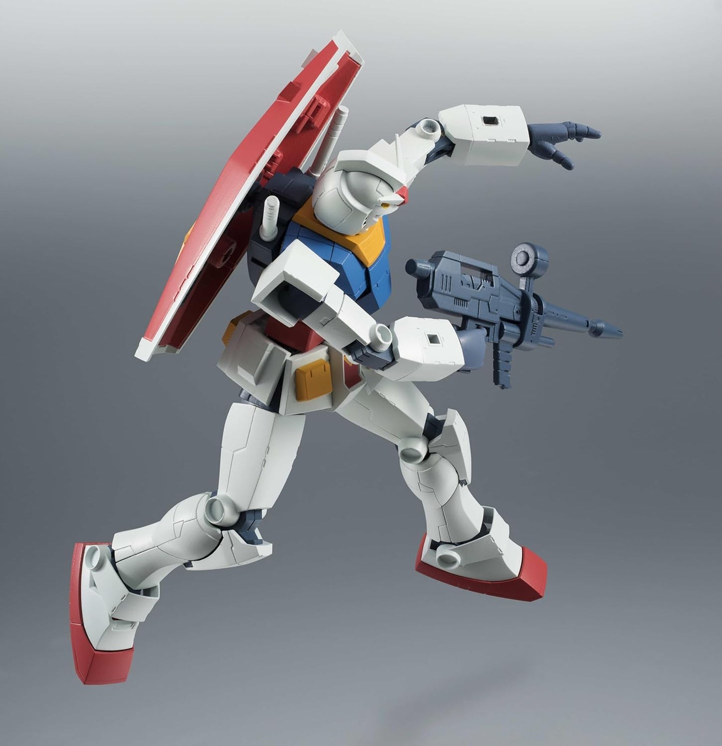 TAMASHII NATIONS Robot Spirits Mobile Suit Gundam RX-78-2 Gundam Version, A.N.I.M.E. (Resale Version), Approx. 4.9 inches (125 mm), PVC & ABS, Painted Action Figure