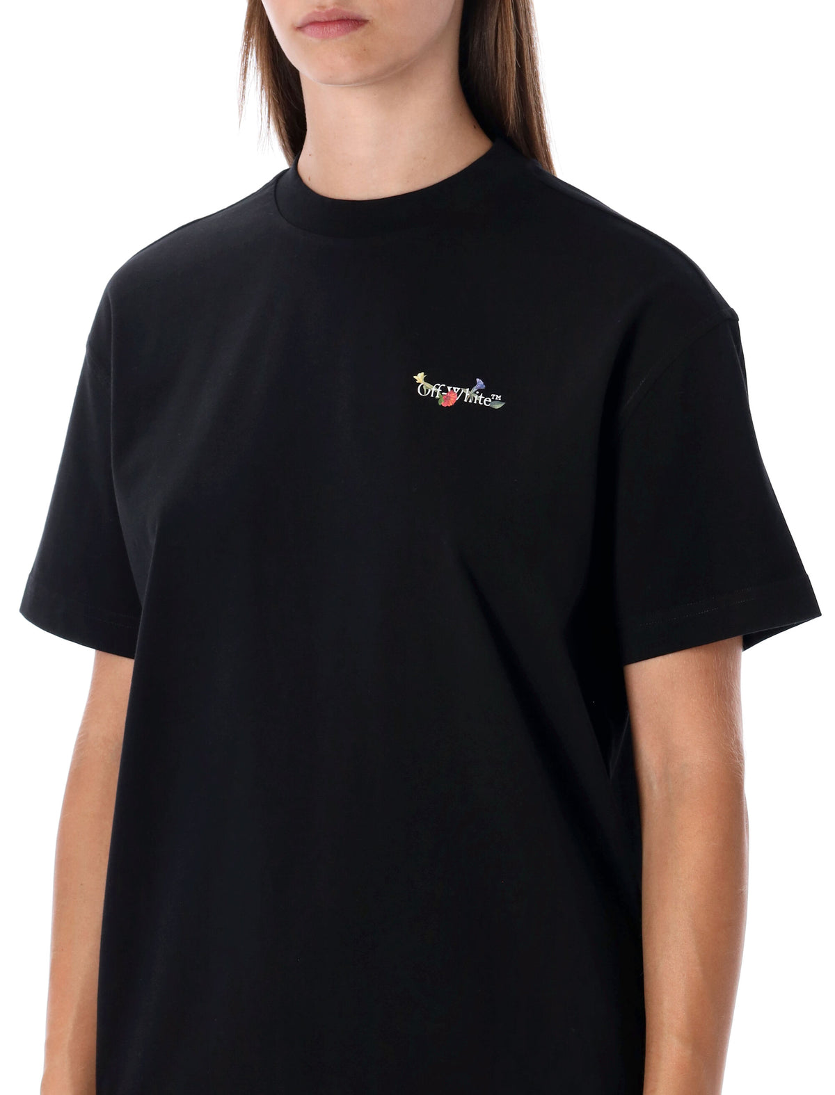 Off オフホワイトTシャツとポロスブラック - Image 4