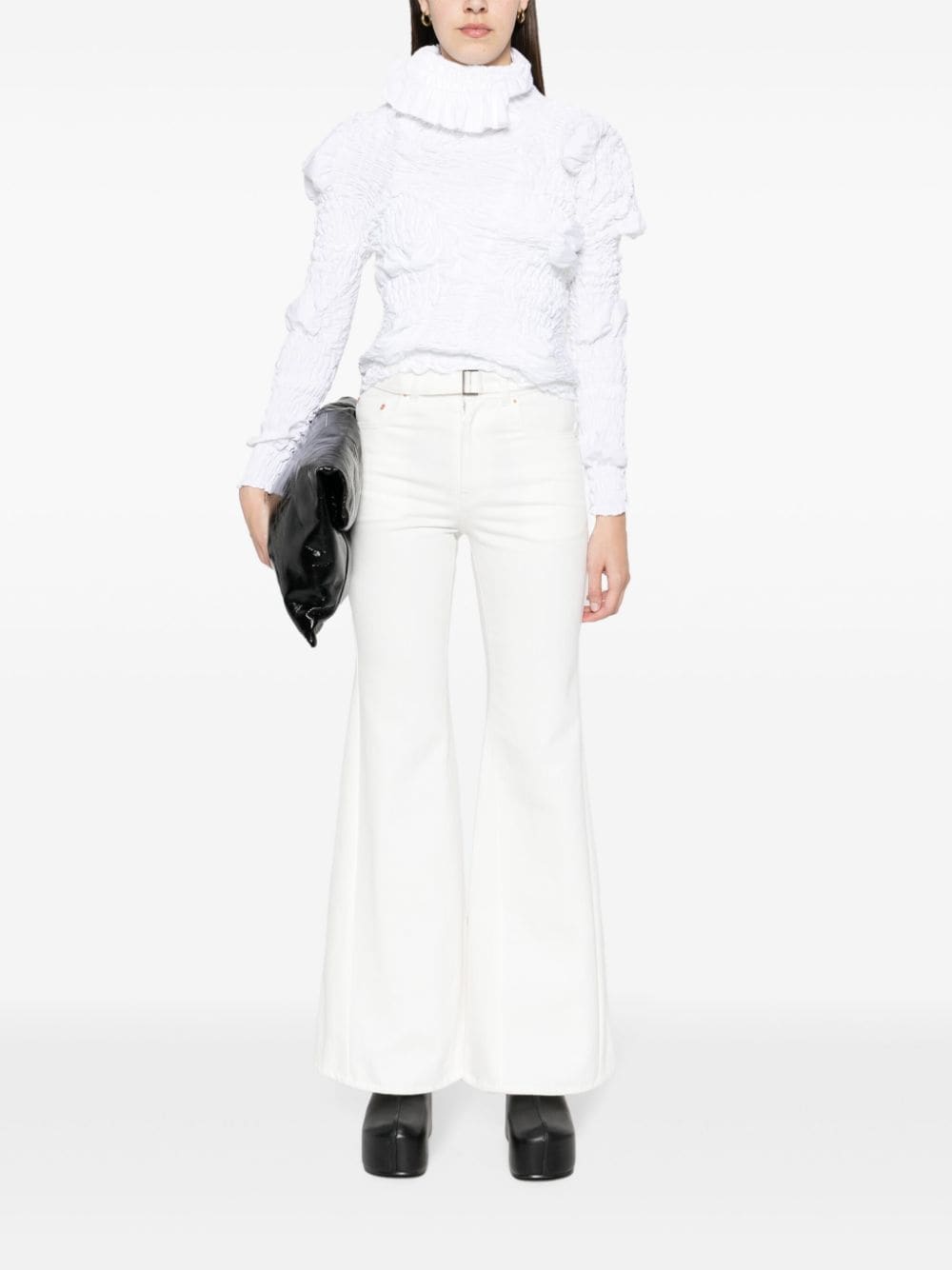 Sacai SACAI DENIMフレアジーンズ - Image 4