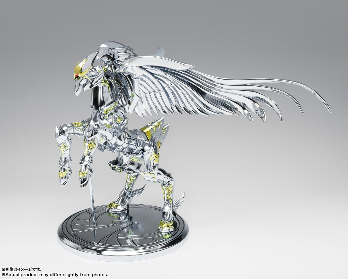 TAMASHII NATIONS Saint Cloth Myth EX Saint Seiya Pegasus Seiya (God Cloth), Approx. 6.7 inches (170 mm), PVC & ABS & Die Cast Pre-painted Action Figure