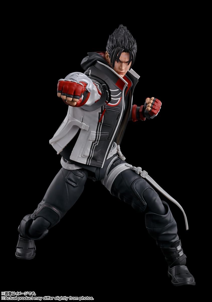S.H. Figuarts Tekken 8 Jin Kazama Pre-Painted Action Figure, Approx. 5.9 inches (150 mm), PVC and ABS