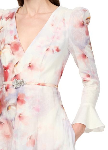 ZIMMERMANN Crush フリル付き 袖付き ミディ丈ドレス - Image 4