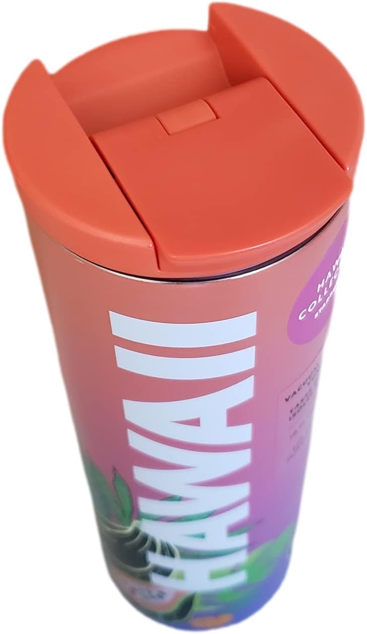 Starbuck Hawaii Collection: Vaso de acero inoxidable con frutas tropicales