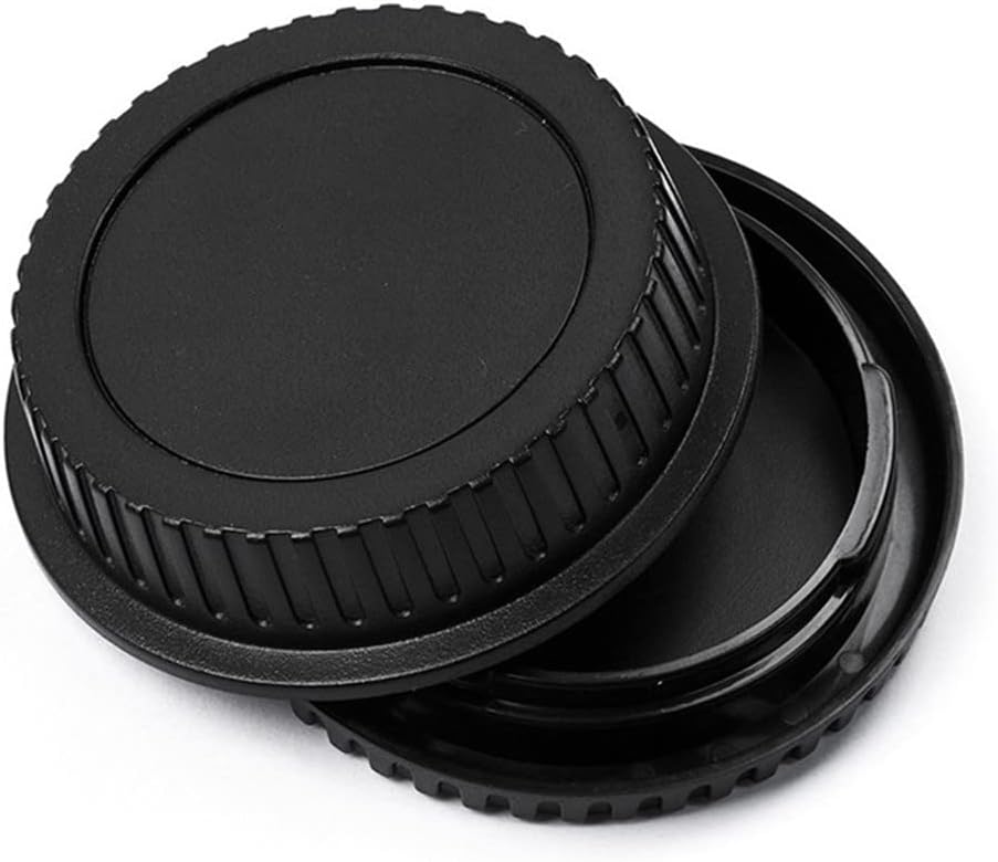 Rear Cap for Canon EF Mount Lens Camera Equipment Scratch Protection 1 Pack (Black)